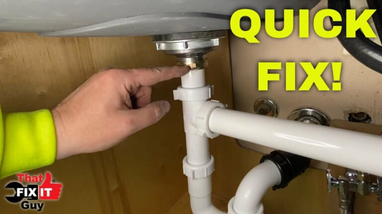 Learn How To Fix A Leaking Kitchen Sink Drain In No Time
